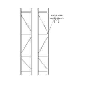 Husky Rack Teardrop Upright Frame